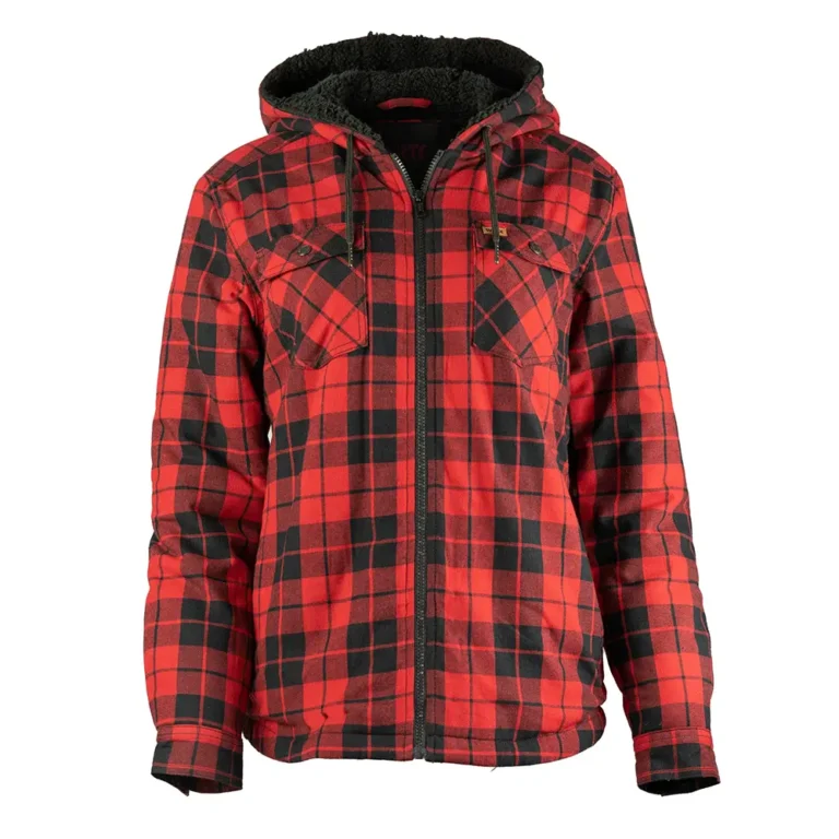 Women’s Flannel Shirt With Sherpa Lining